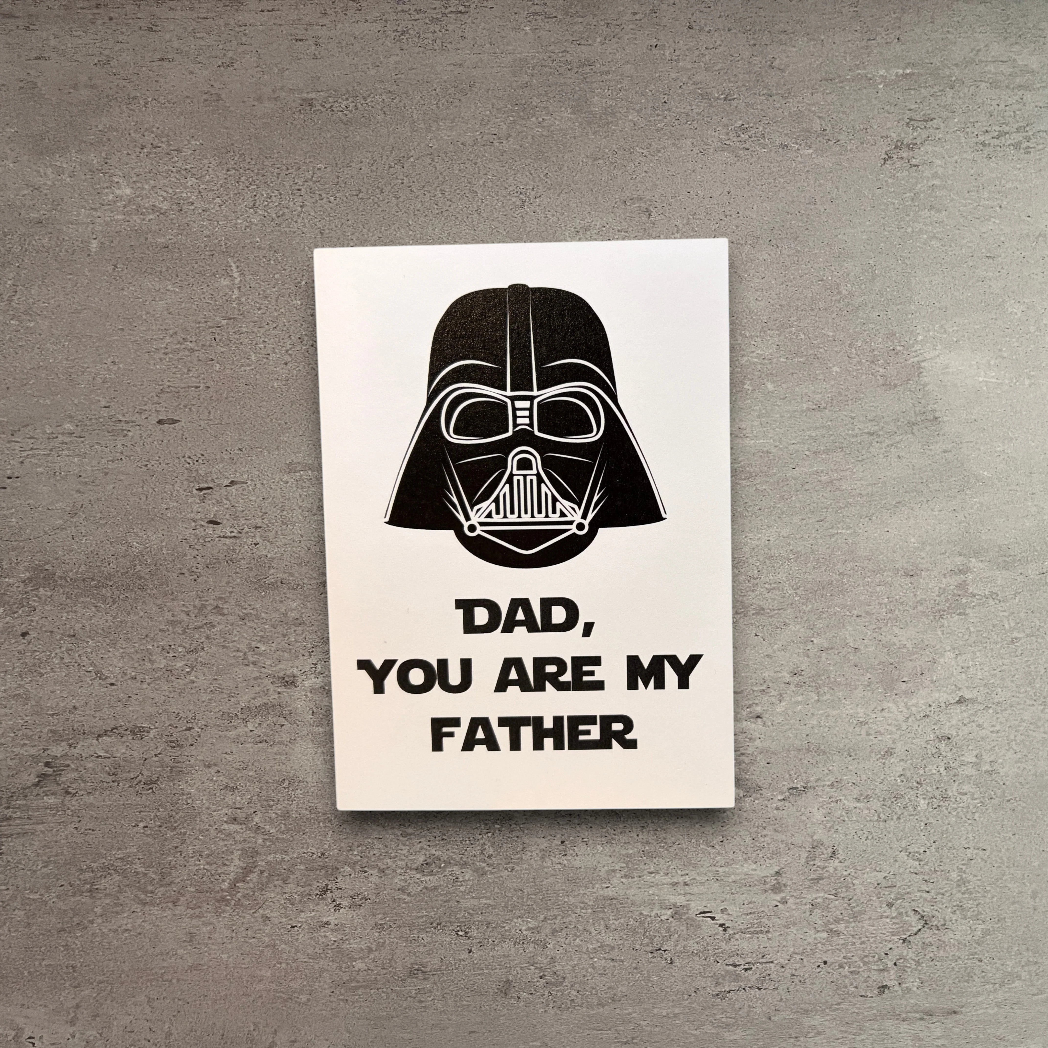 Minimalist Dad You’re My Father Father’s Day Card Advanced