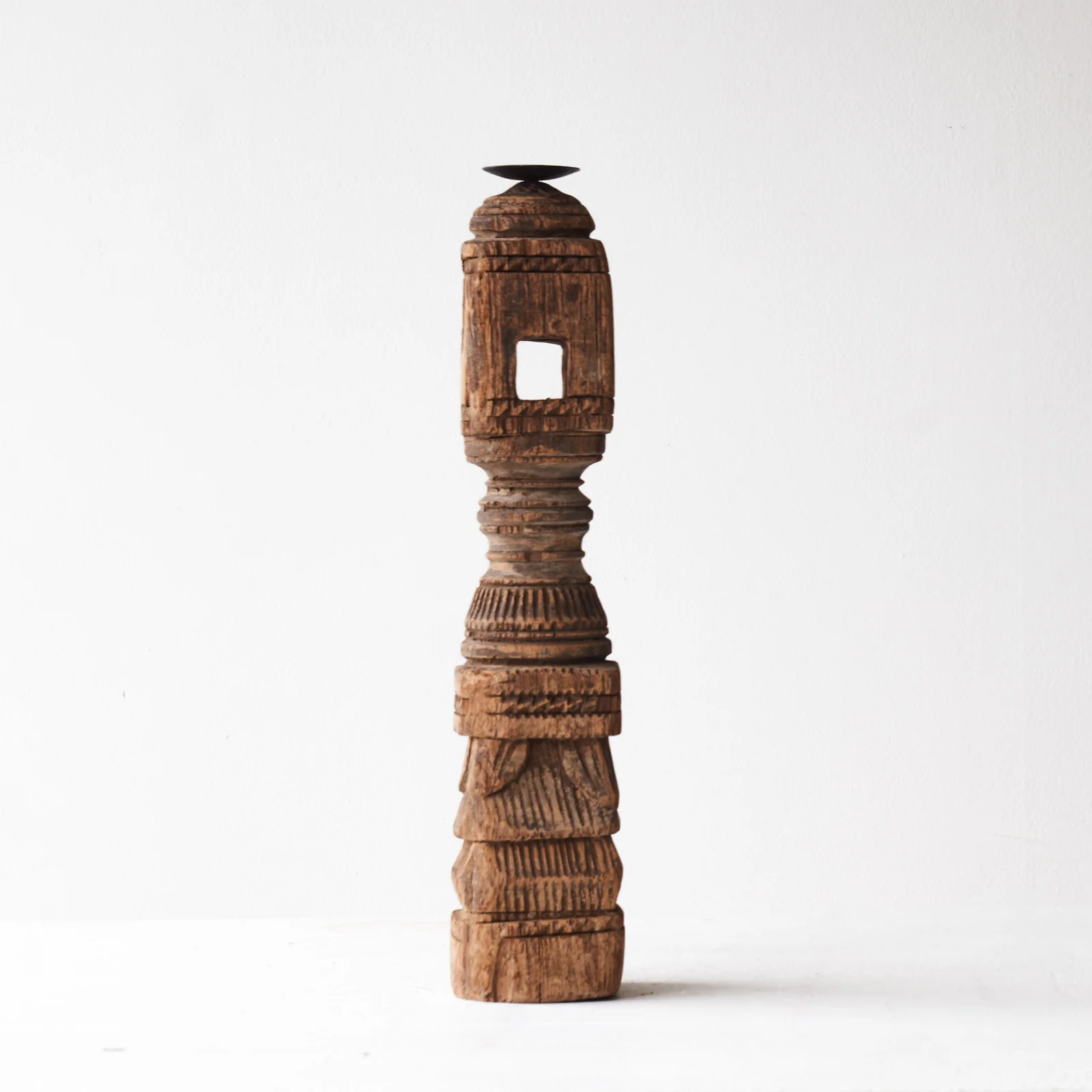 Recyclable Wooden Candle Stand G Relaxed