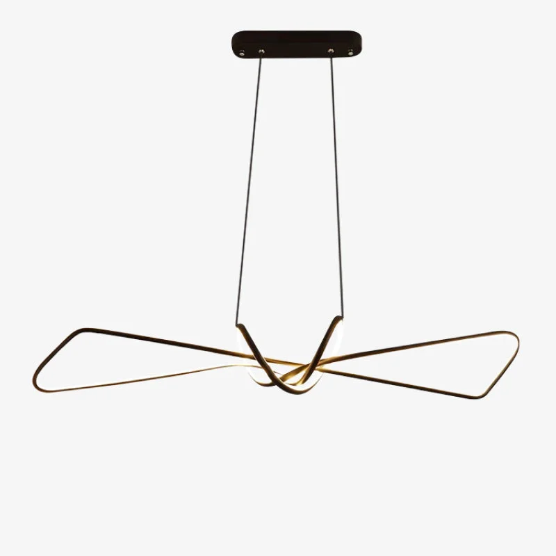 Elite Bouvet Minimalist Geometric Metal Adjustable Pendant Light Exceptional