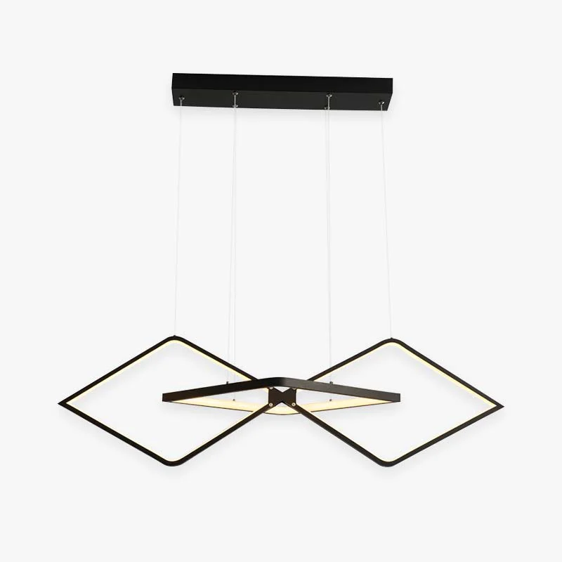 Original Bouvet Minimalist Geometric Metal Pendant Light Black Gold First-Class