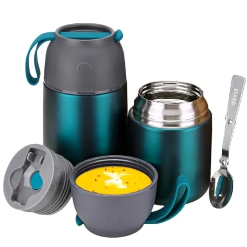 Consistent Insulated Thermo Food Jar for Hot Cold Food for Kids Adult 2 Count Versatile