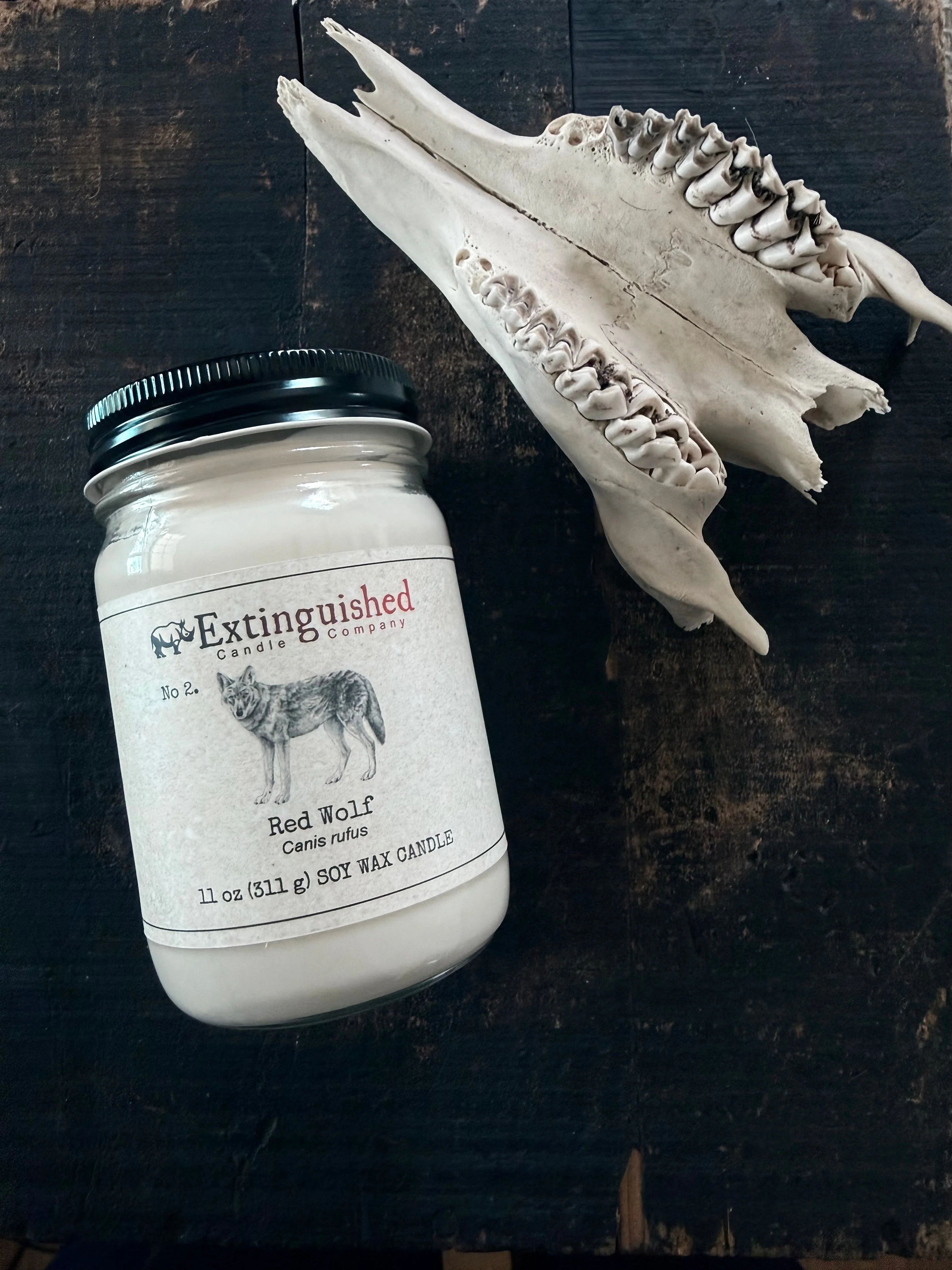 Casual Extinguished Candle Co. No 2. Red Wolf Functional