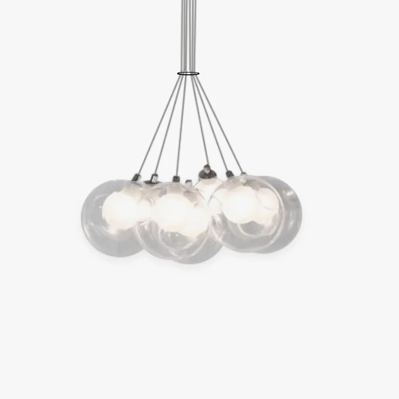 Advanced Valentina Modern Bubble Acylic Pendant Light 5 Style First-Class