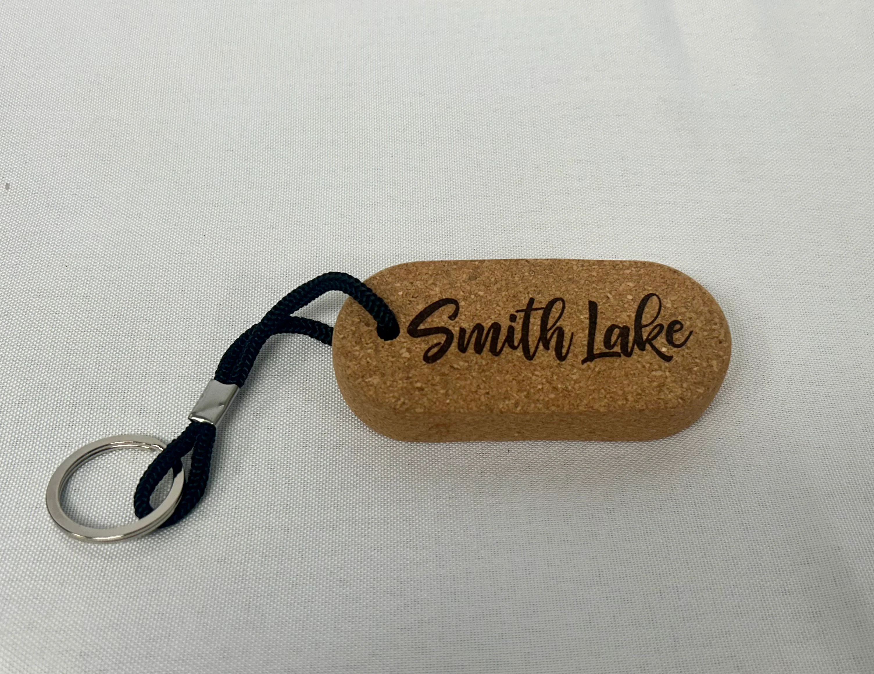 Reliable Smith Lake Floating Cork Keychain First-Class