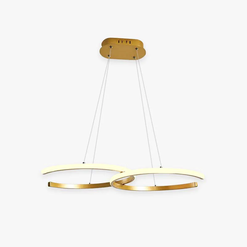 Crafted Modern Minimalist Pendant Light Double-C Innovative