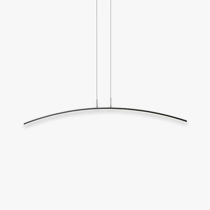 Official Minimalist Linear Metal Remote Control Pendant Light Quality