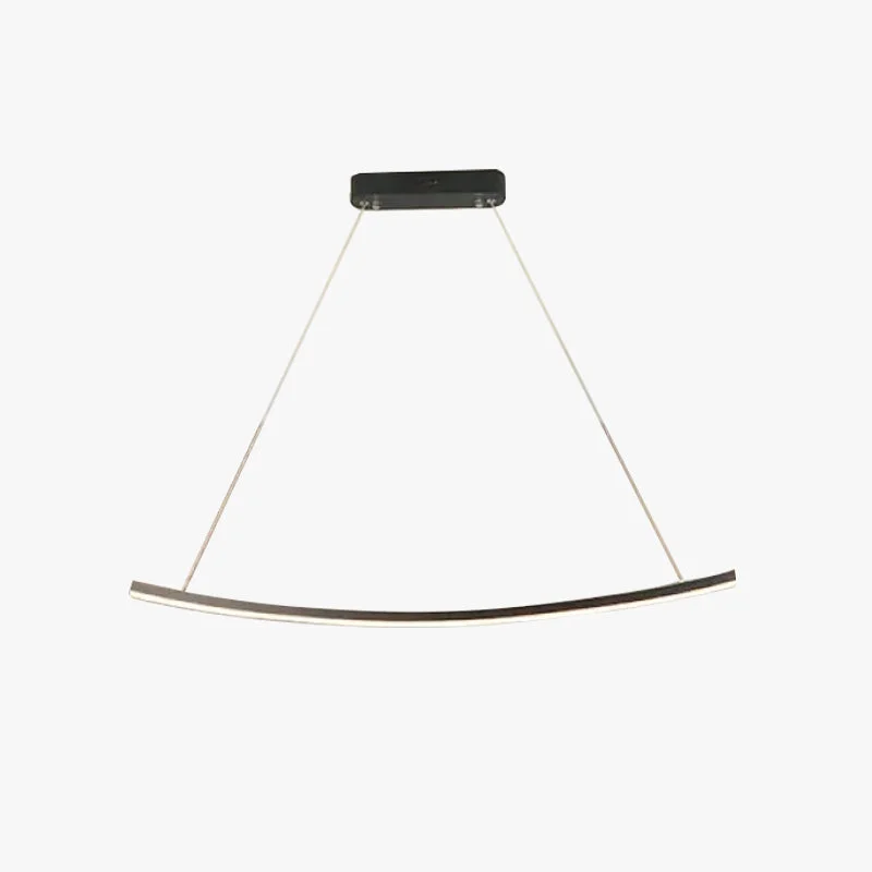 First-Class Minimalist Linear Metal Pendant Light Pure