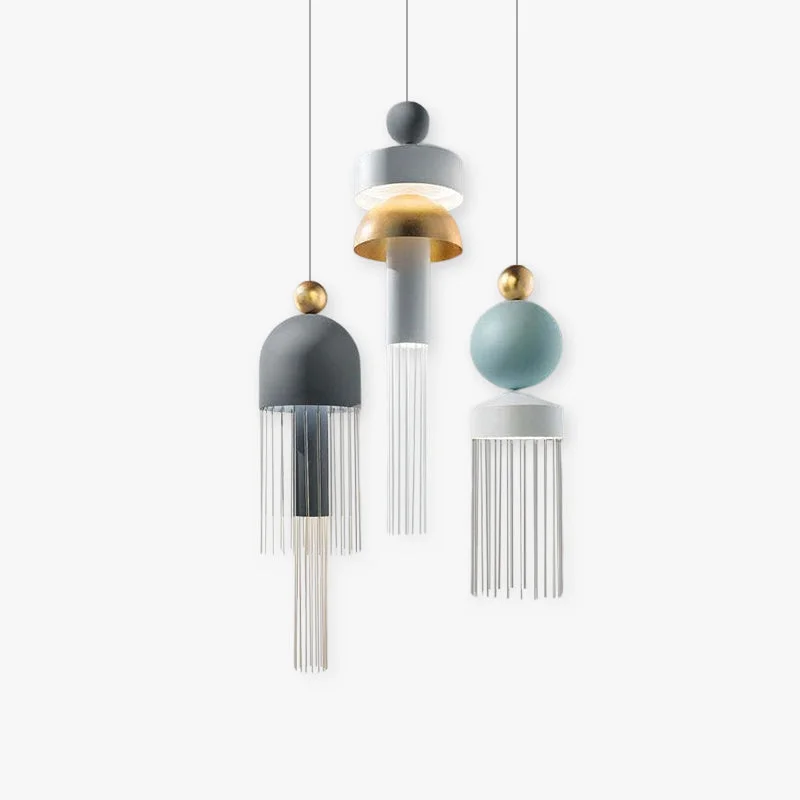 Trendy Colon Modern Tassel Metal Pendant Light Premium Material