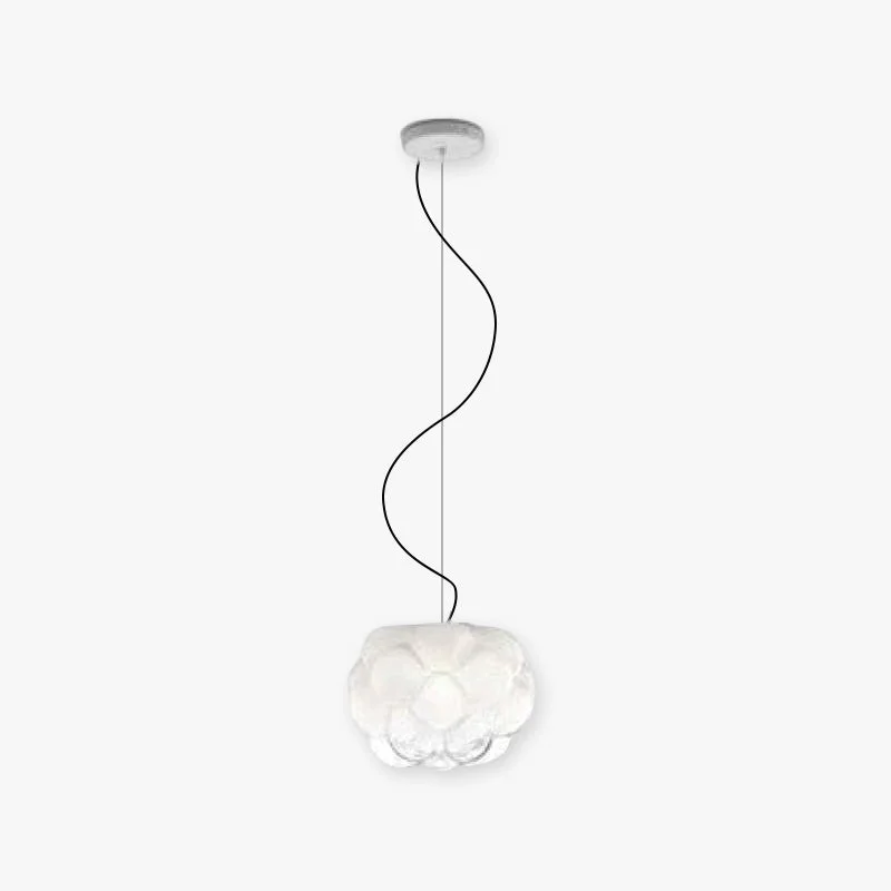Top-Quality Modern Bostock Cloud Glass Pendant Light White Classic