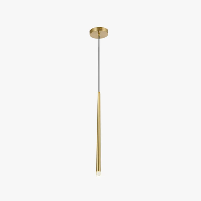 Authentic Carr Pendant Light Linear Modern Metal Gold Living Rooms Reusable