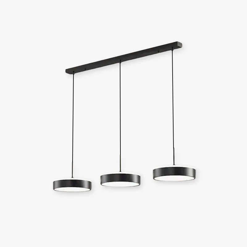 Proven Raheel Pendant Light Cluster Metal Acrylic Black Gold Bar Fashionable