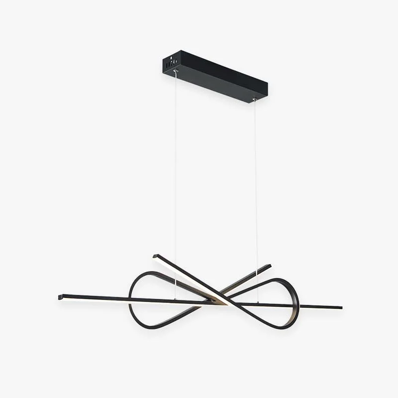 Functional Bouvet Modern Minimalist Nordic Bow-tie Metal Pendant Light White Black Fine Crafted