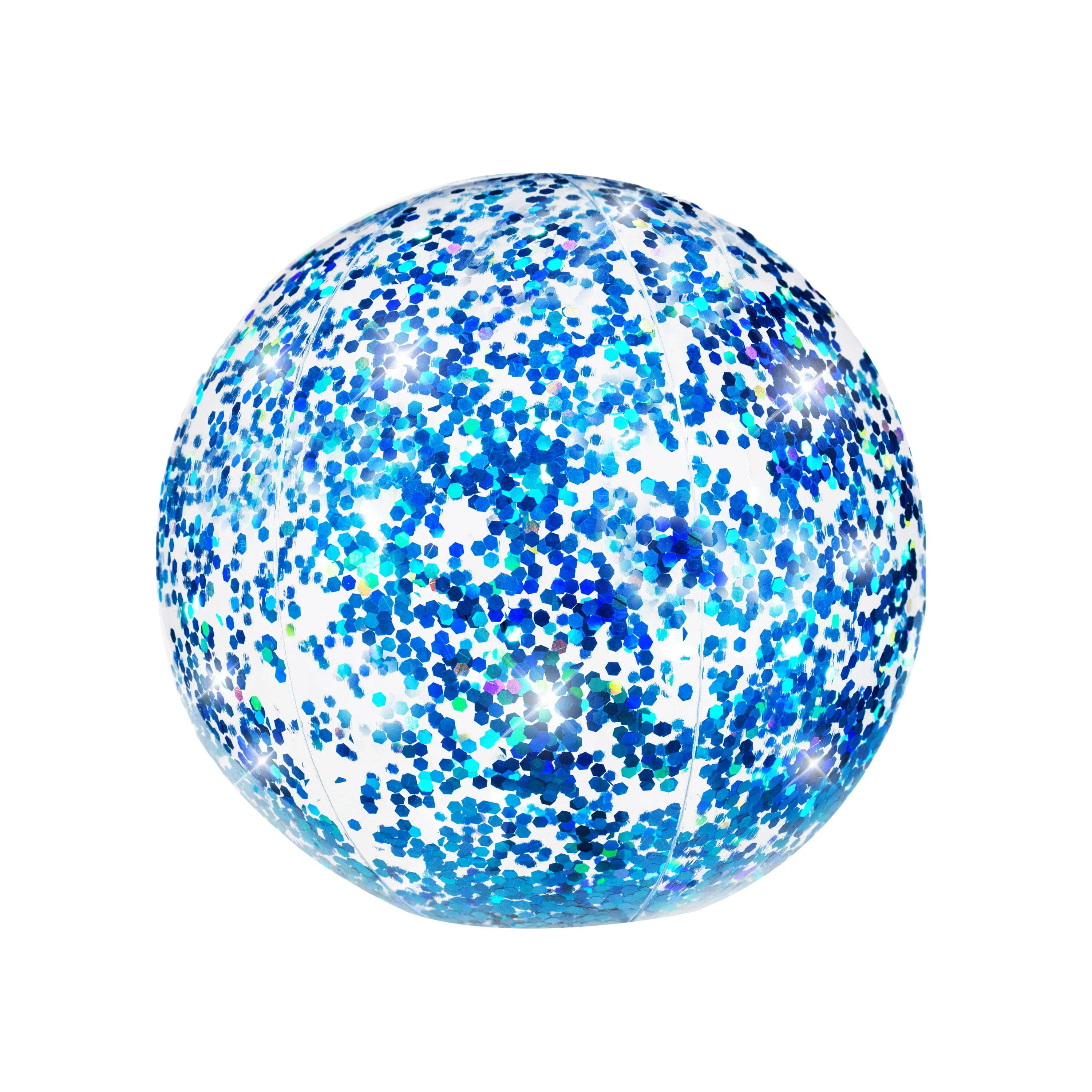 Proven SplashParty 13.75 inch Jumbo Aqua Glitter Beach Ball High-End