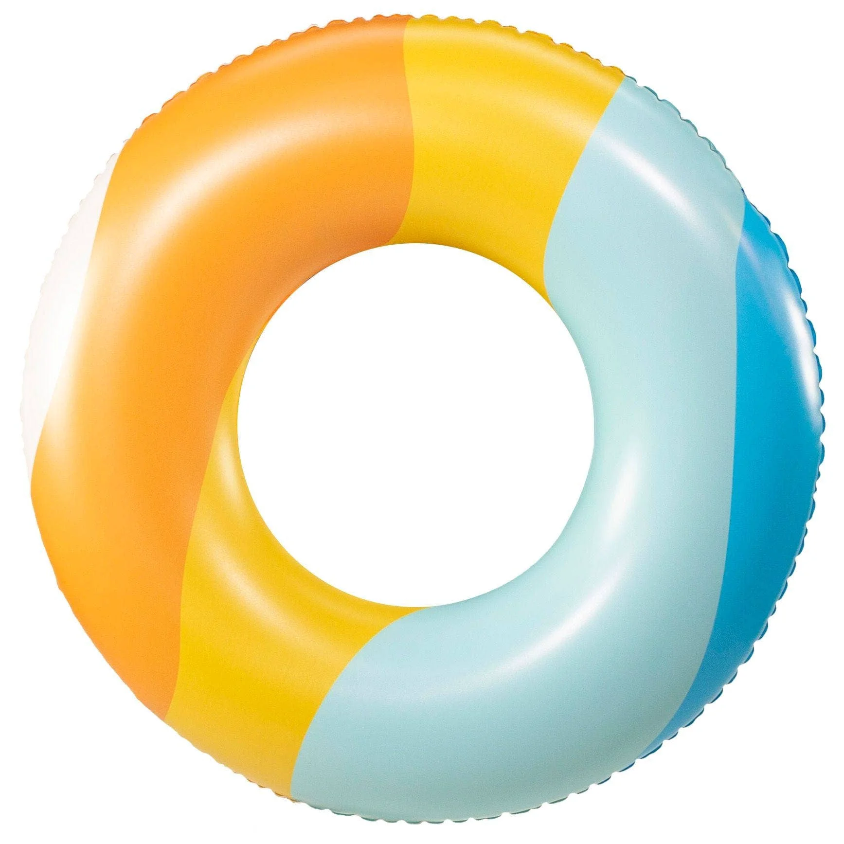 Efficient Inflatable Pool Tube Good Vibes Collection Waves 36 Inch Powerful