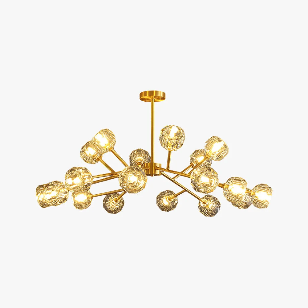 Green Valentina Modern Blown Metal Pendant Light Gold Dependable