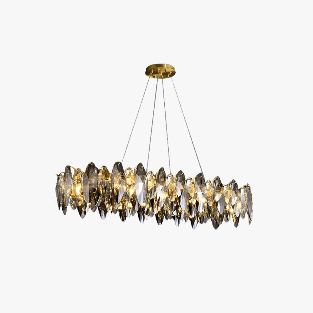 Next-Generation Marilyn Modern Annular Metal Pendant Light Gold World-Class