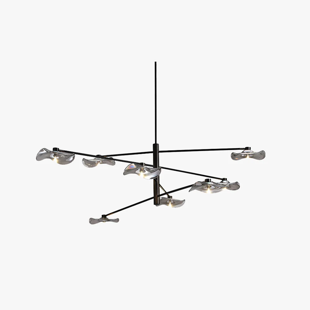 Lightweight Carins Modern Branch Metal Pendant Light Clear Multicolor Luxury