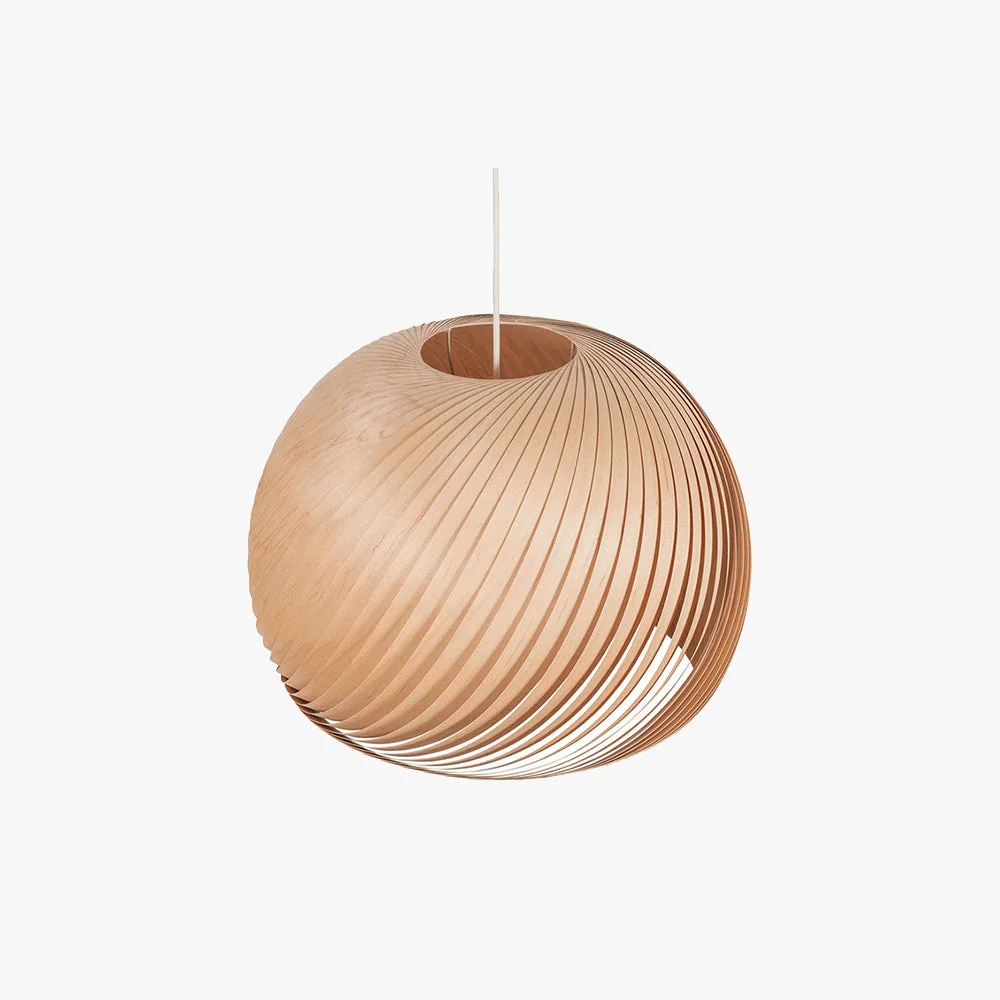 Fine Crafted Ozawa Farmhouse Semi Metal Pendant Light Brown Wood Smart