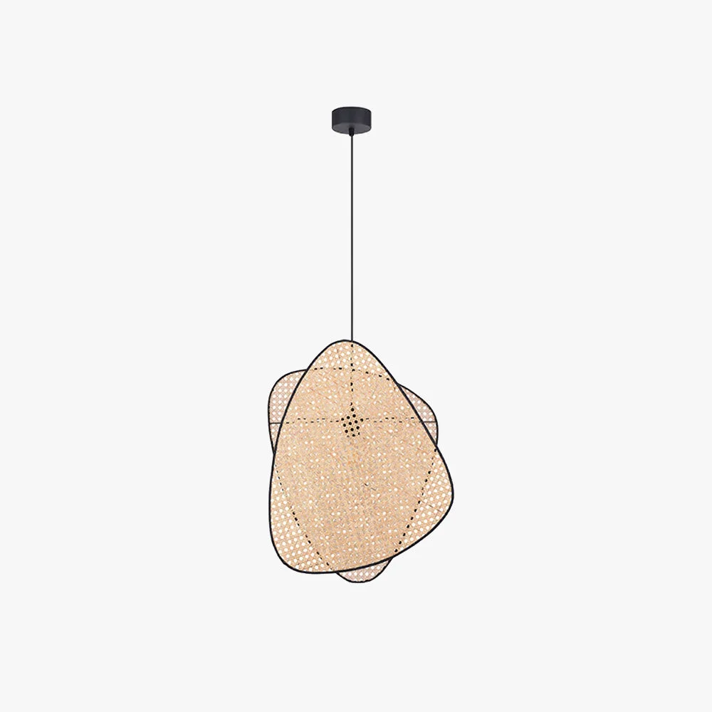 High-Quality Ritta Wabi Sabi Rattan Pendant Light Willow weave Certified