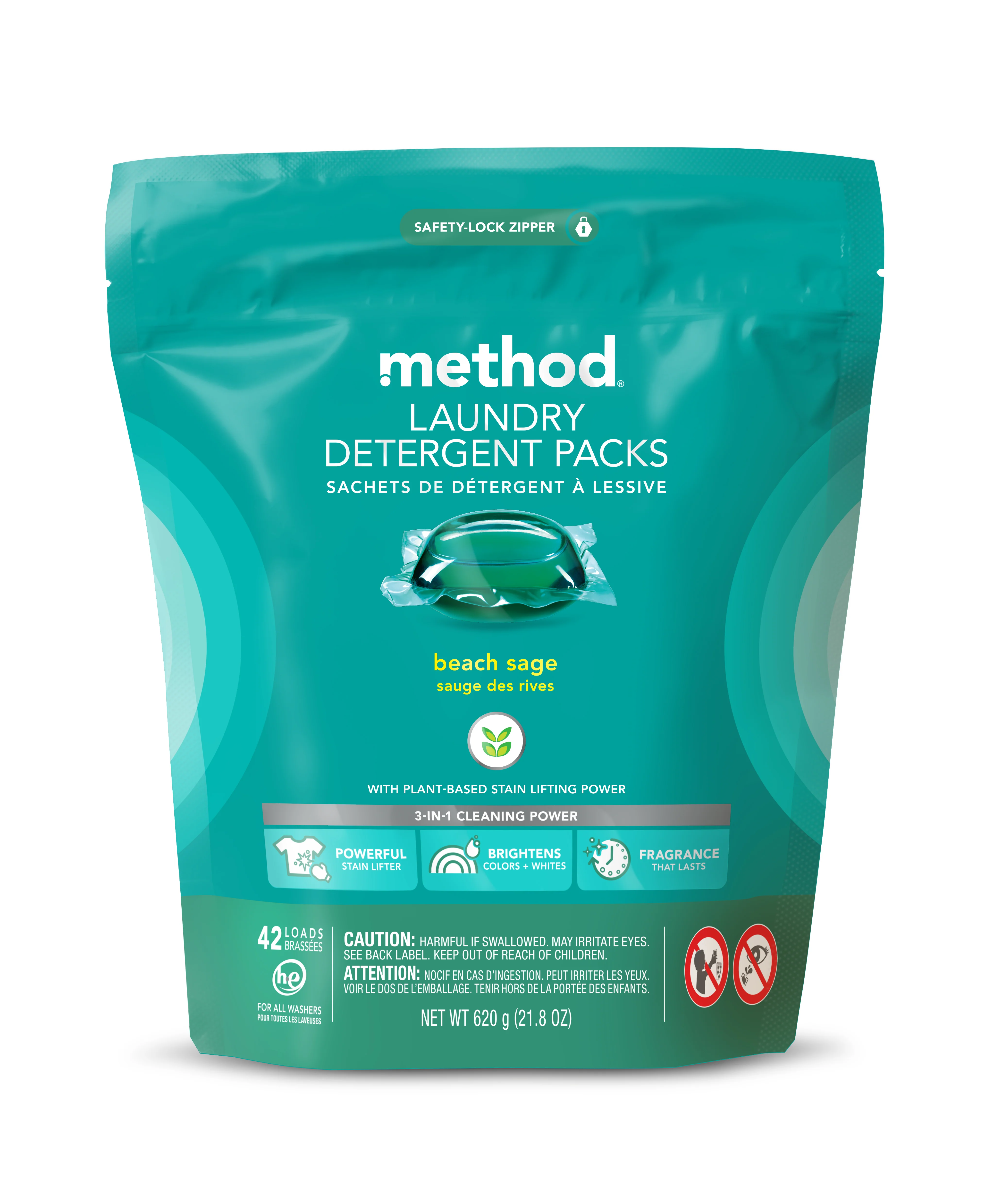 Recyclable method Laundry Detergent Packs Durable