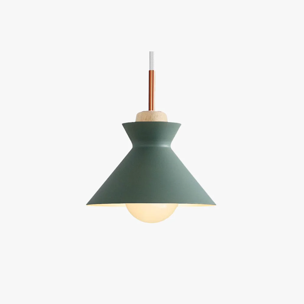 Advanced Morandi Geometric Colorful Pendant Light Metal Kitchen Island Powerful