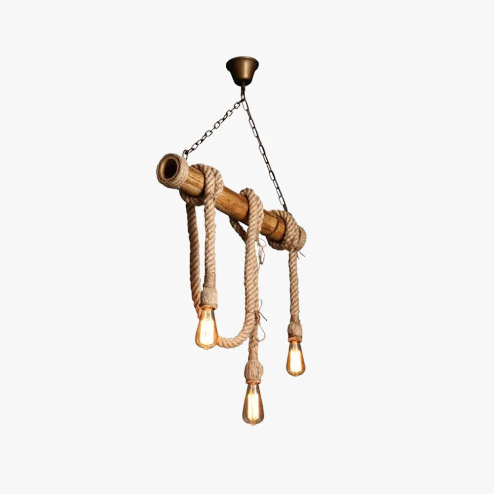 Classic Alessio Vintage Retro Resin Pendant Light flaxen Authentic