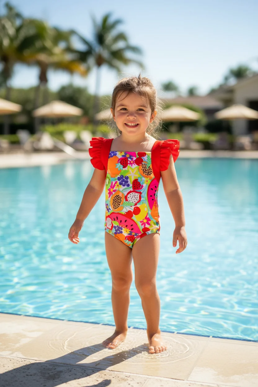 Unique Penelope Mack Toddler Girl’s One-Piece Verified