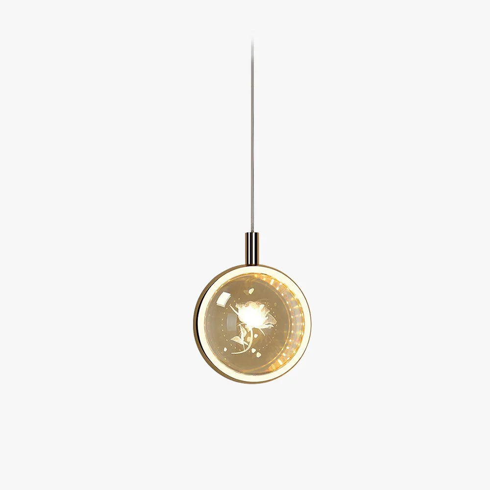 Elegant Kady Modern LED Pendant Light Crystal Metal Living Room Bedroom Verified