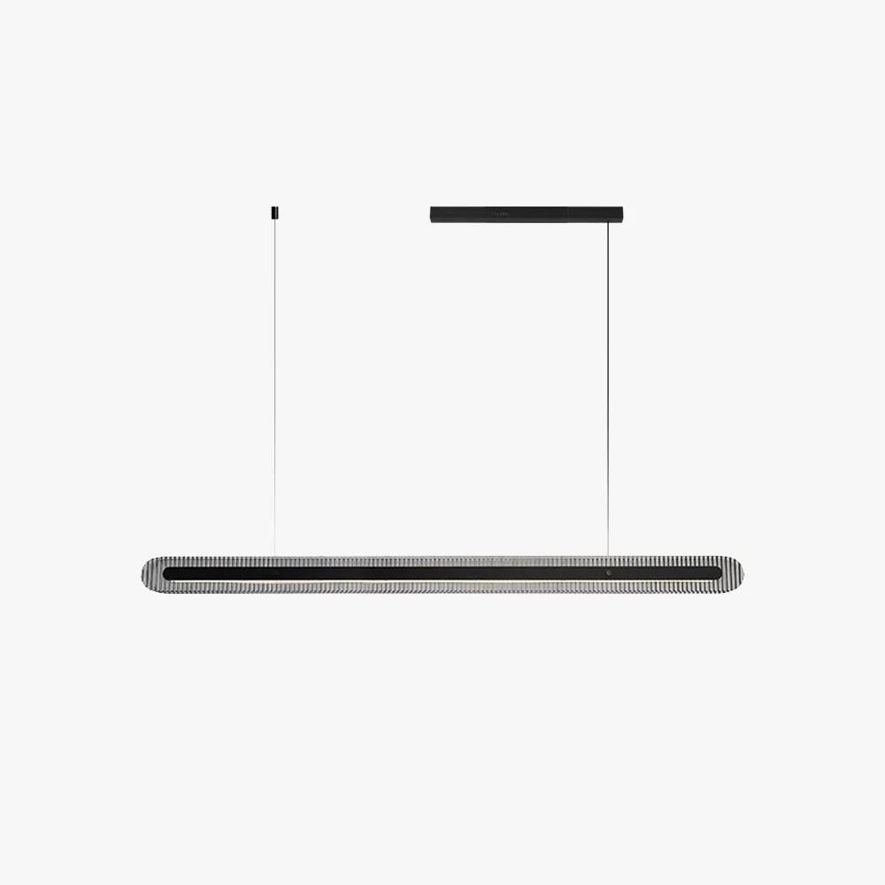 High-Quality Evette Minimalist Linear Metal Acrylic Pendant Light Black Reusable