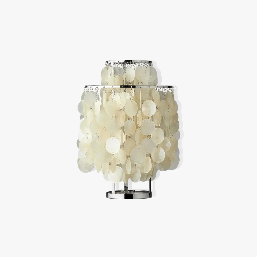 Stylish Shell Table Lamp Clean