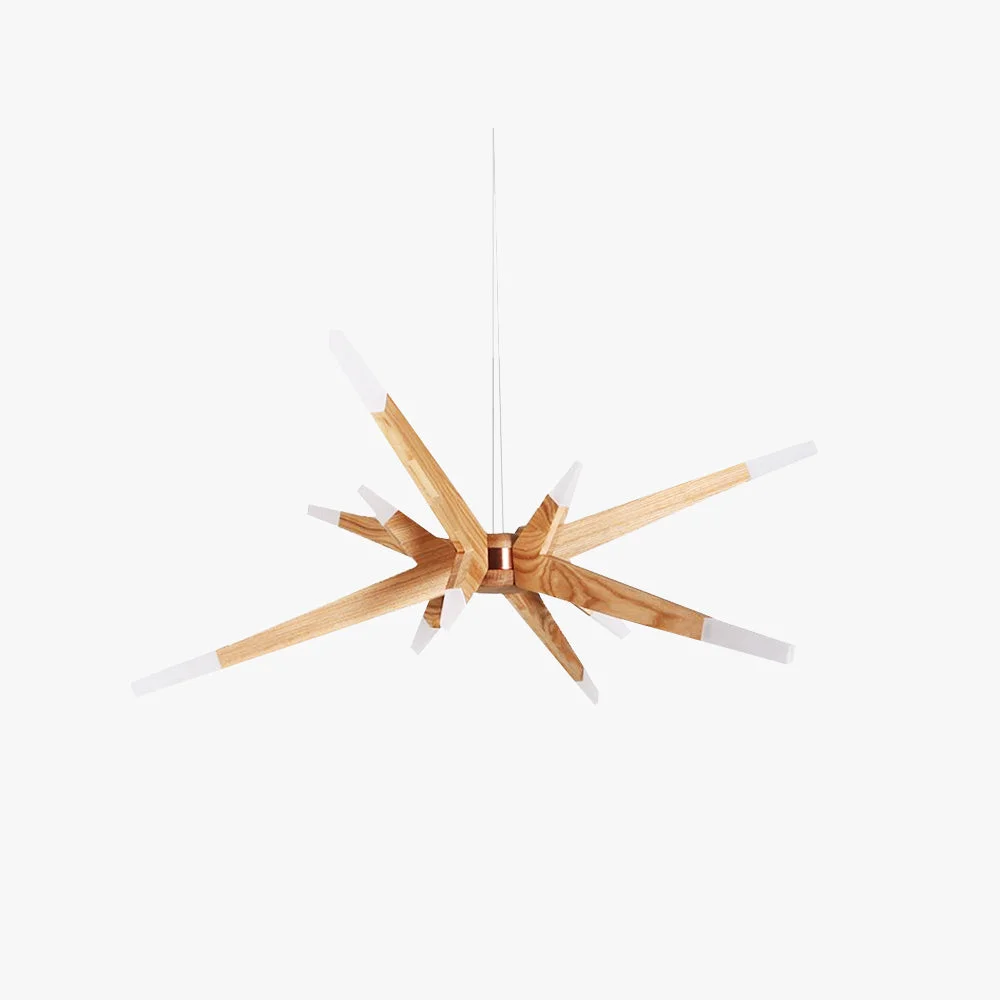 Soft Ozawa Handmade Natural Branch Wood Pendant Light Living Room Fast