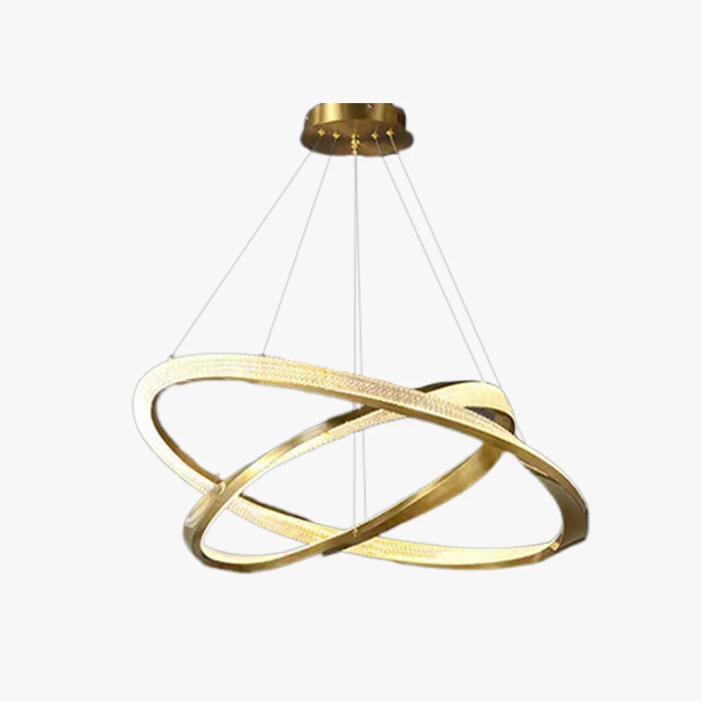 Sustainable Kirsten Pendant Light Aluminium Arcylic 1 2 Rings 2 Color Stylish