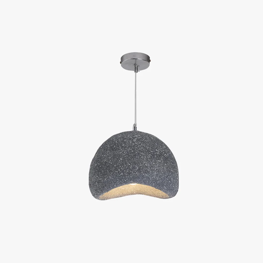 Crafted Byers Wabi Sabi Bread Shape Resin Pendant Light 2 Color Advanced