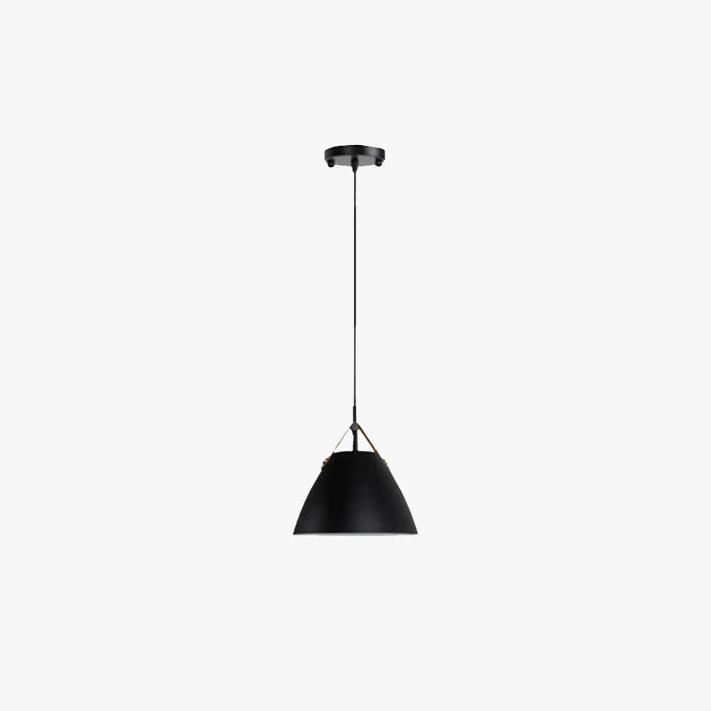 Genuine Morandi Modern Frisbee Shaped Metal Pendant Light Black White Outstanding