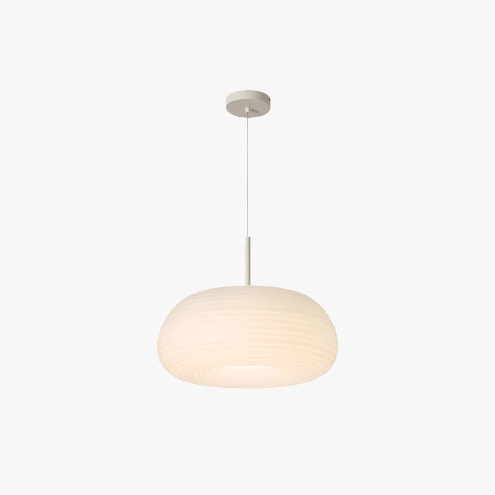 Original Design Renée Drum Shape White Pendant Light Metal Acrylic Professional