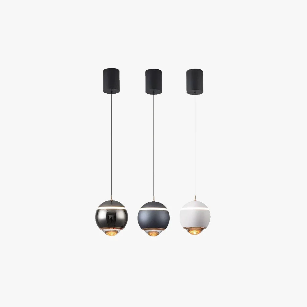 Sophisticated Valentina Modern Round LED Pendant Light Kitchen Island Exclusive