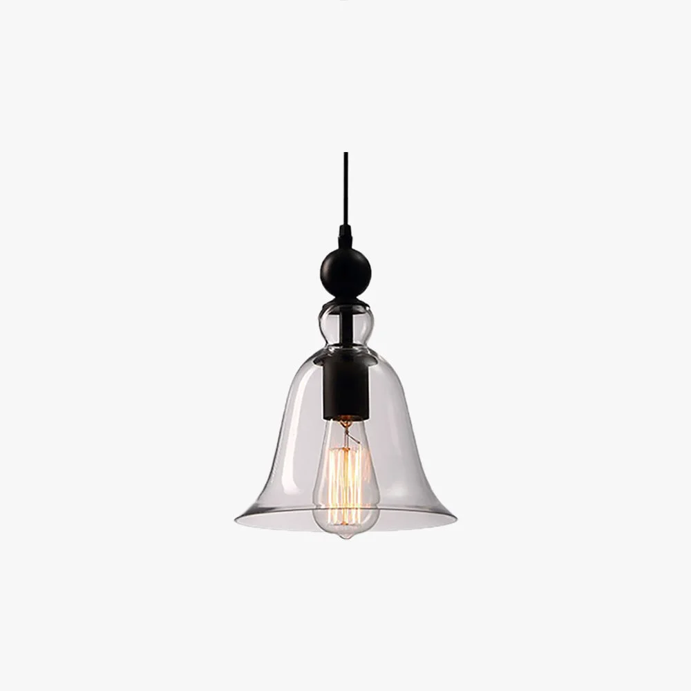Traditional Cooley Vintage Industrial Bell Pendant Light Casual