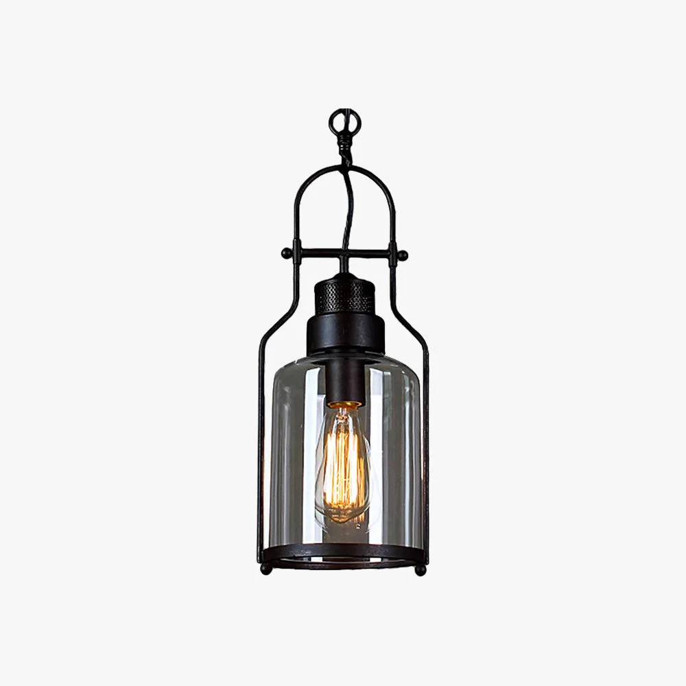 Clean Austin Vintage Industrial Pendant Light Black Rust Traditional