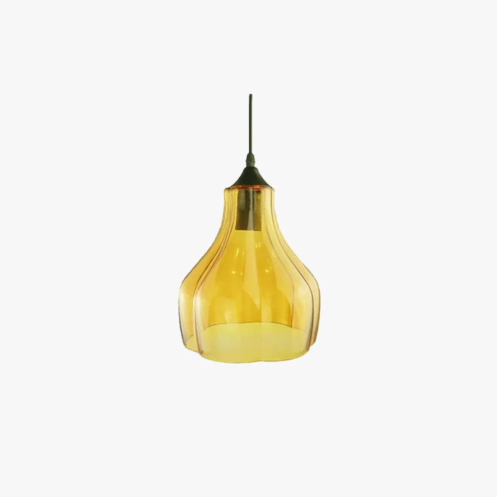 Sustainable Morandi Contemporary Pendant Light Clear Yellow Green Selected