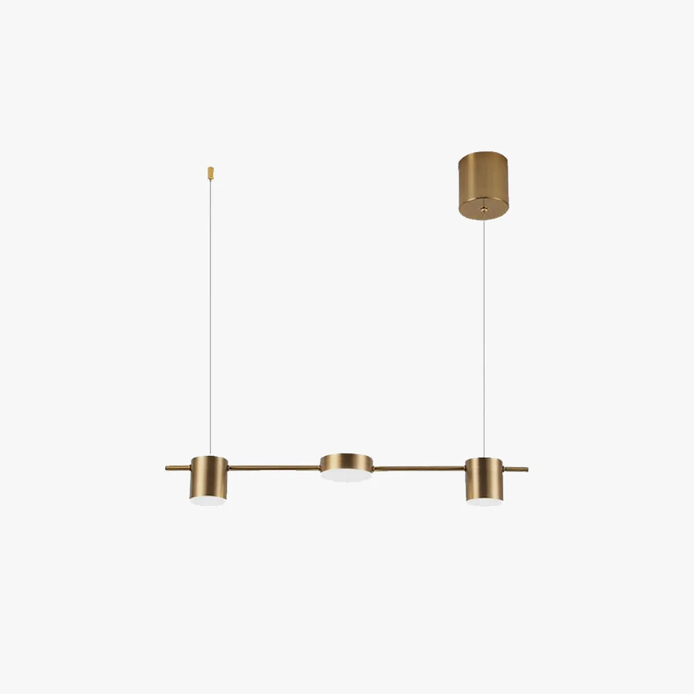 Detailed Leigh Metal Simple Linear Pendant Light Black Gold 3 5Heads Next-Generation