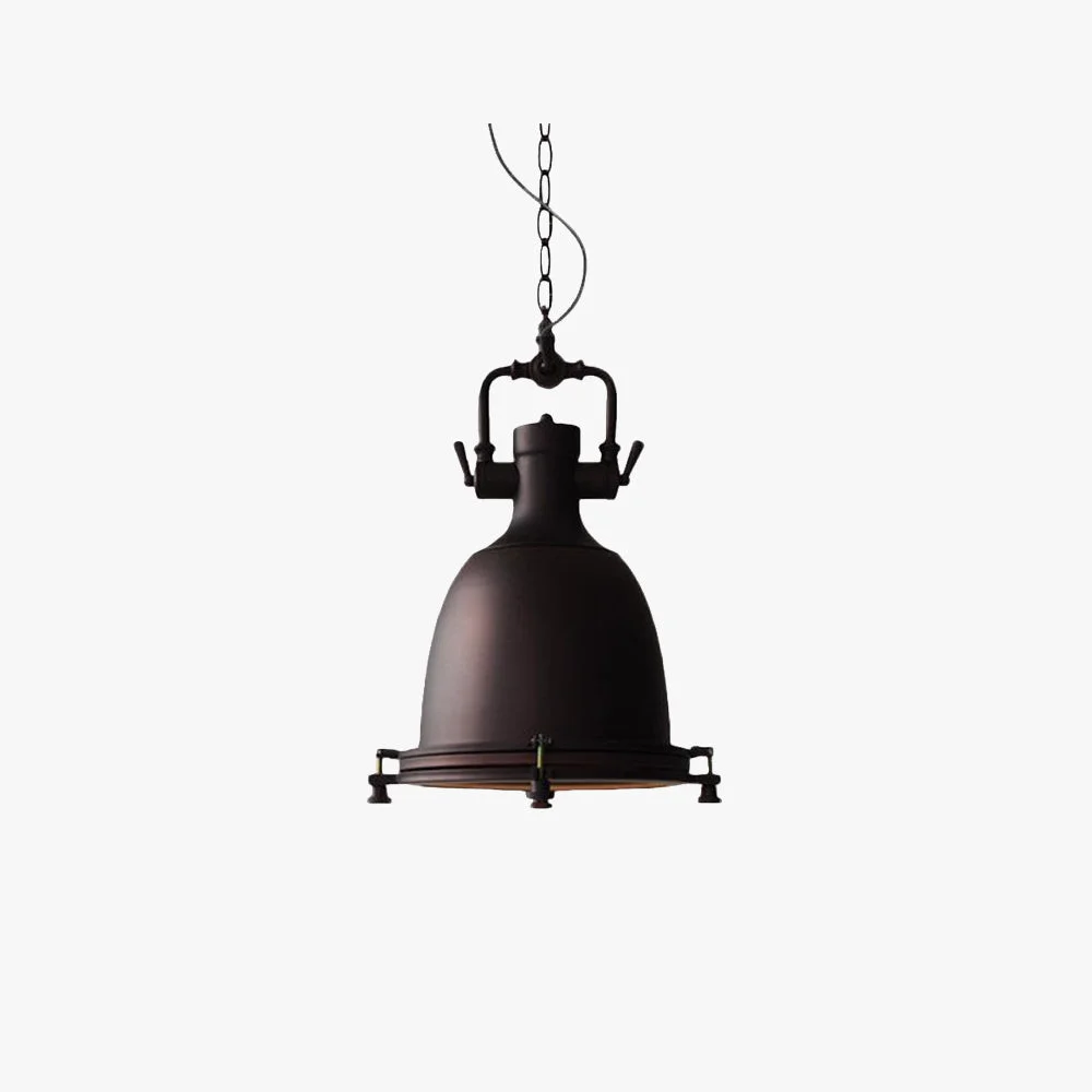 Innovative Alessio Rustic Retro Pot Black Metal Pendant Light 2 Style Optimized