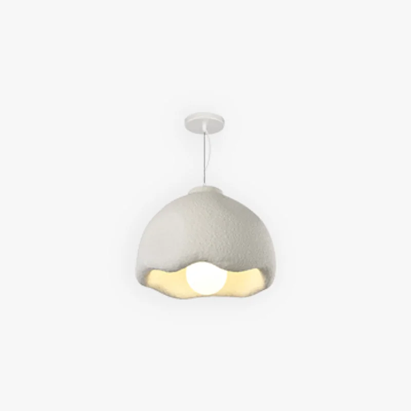 Top-Quality Byers Flower Shape Pendant Light White Living Room Bedroom Natural