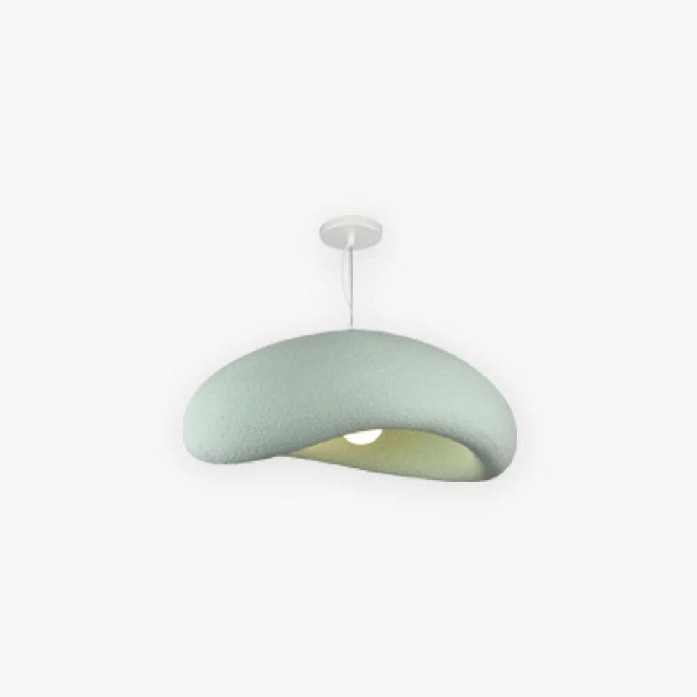 Easy-to-Use Byers Minimalist Cobblestone Shape Pendant Light Blue Gray Classic