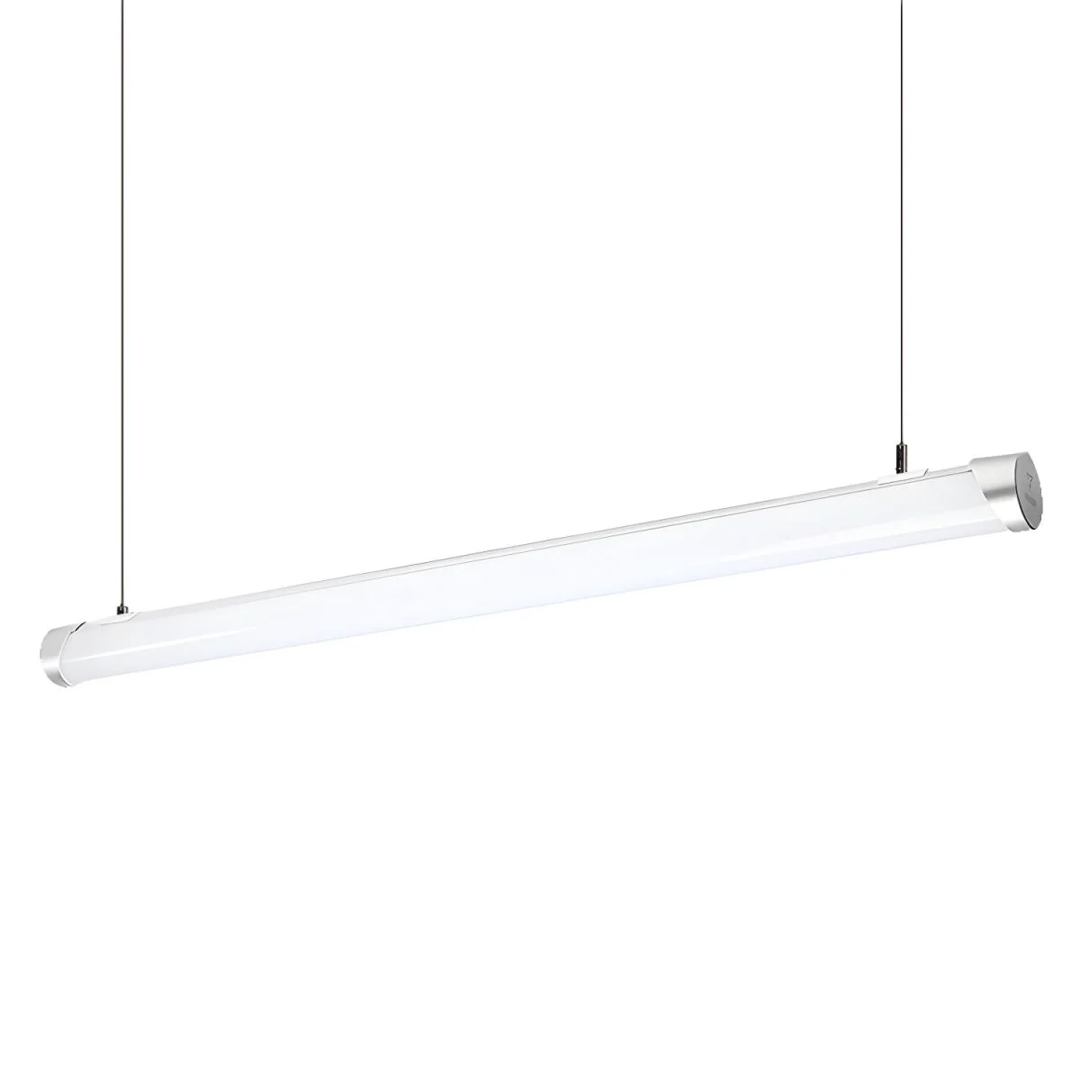 Genuine Minimalist Tube Glass Metal Pendant Light White Dining Room Long-Lasting