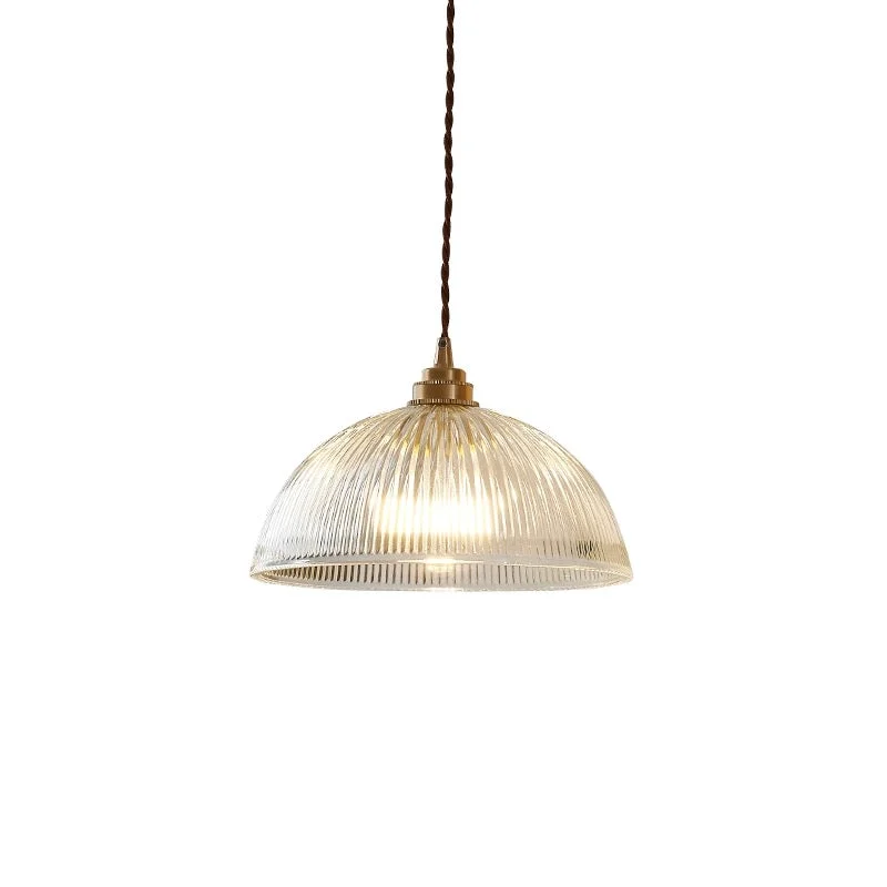 Recyclable Alessio Simple Bowl Metal Glass Pendant Light Clear Dining Room Exceptional