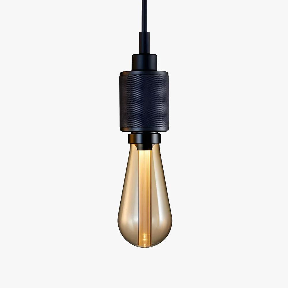 Elegant Cooley Modern Bulb Industrial Metal Pendant Light Black Copper Gold Silver Smooth