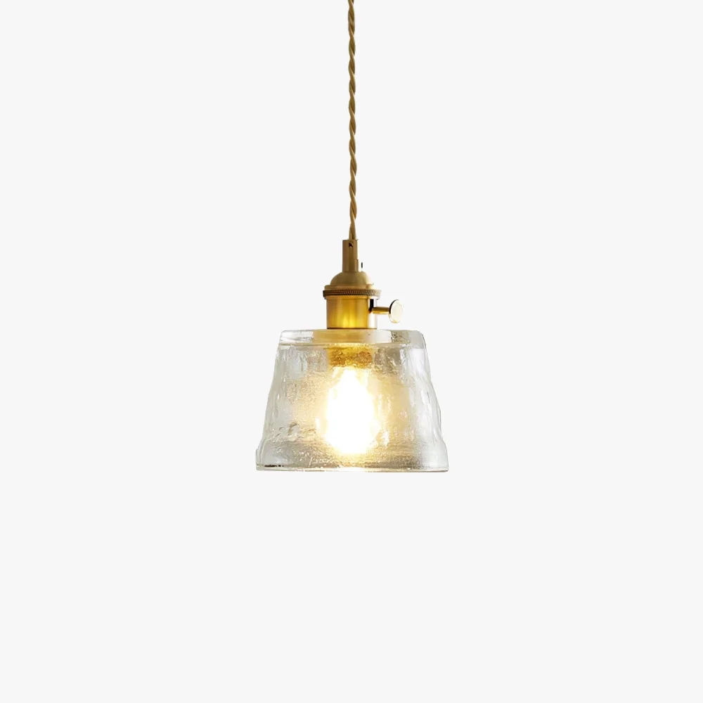 High-End Hailie Modern Nordic Kitchen Island Glass Pendant Light Brown Green Clear Blue Powerful