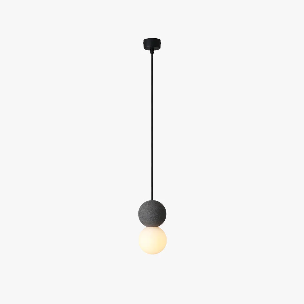 Authentic Byers Modern LED Pendant Light Black Metal Bedroom Living Room Secure