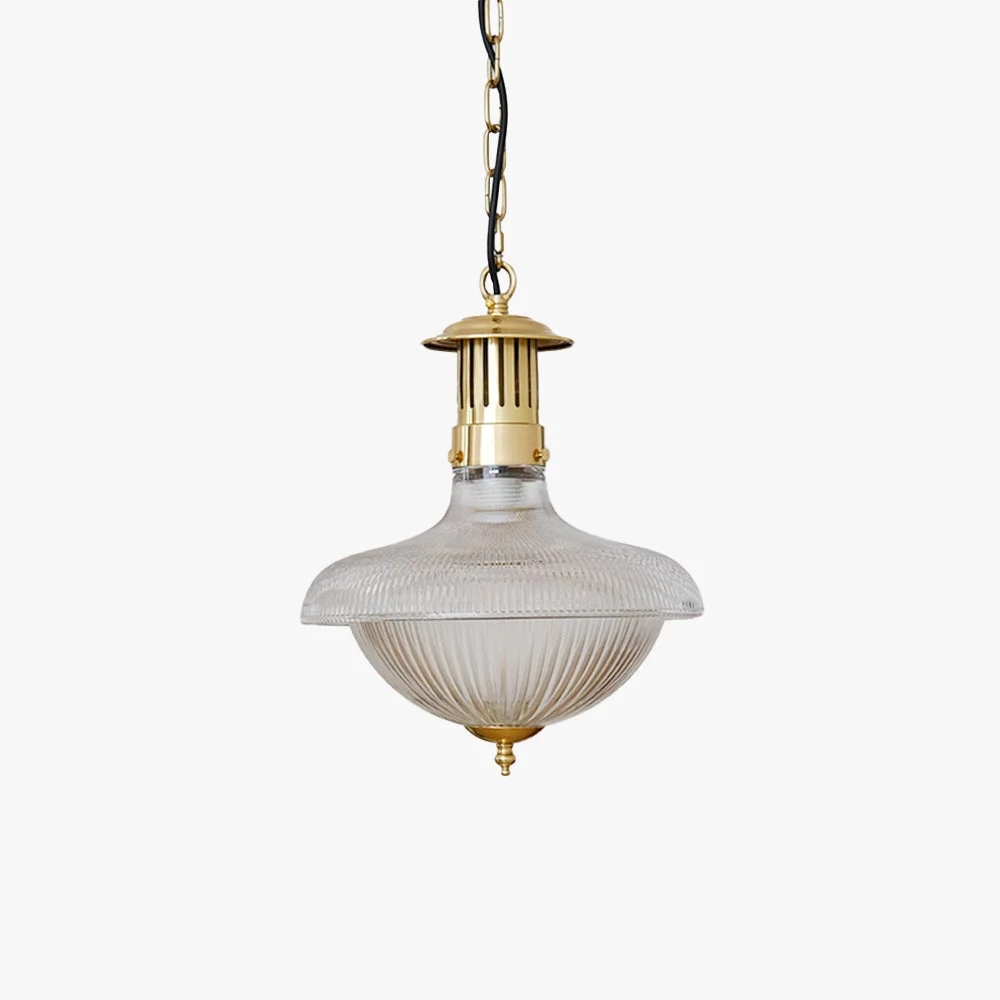 Safe Alessio Vintage Industrial LED Pendant Light Glass Bedroom Kitchen Pure