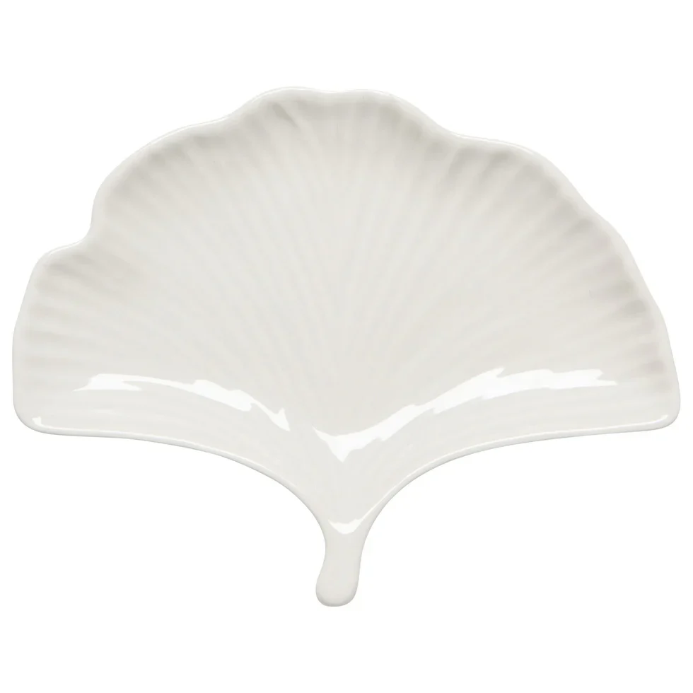 Solid Gingko Plate 10-inch Innovative